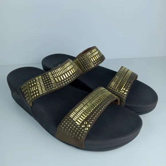 Chada Slide Fitflop Aztek Chada Fitflop Sandals Womens Size Brown